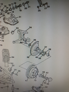 Sensor ABS Vorne - Front  G20 RH 93-95